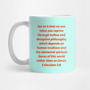 Bible Verse Colossians 2:8 Mug